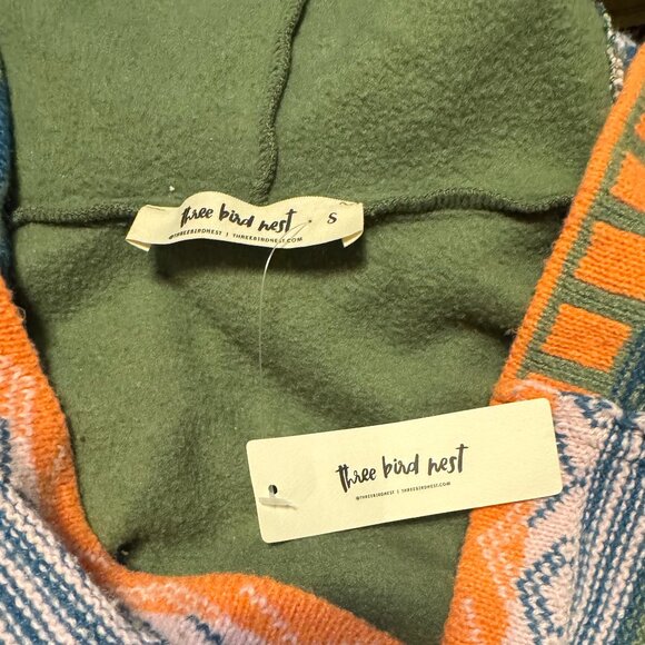 Three Bird Nest Nori Hoodie Pullover Hoodie NWT size Small Boho - Picture 5 of 7